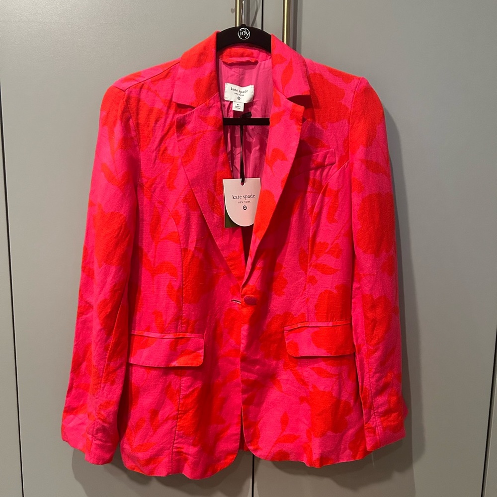 Kate Spade & Target Pink and Red Women's Blazer